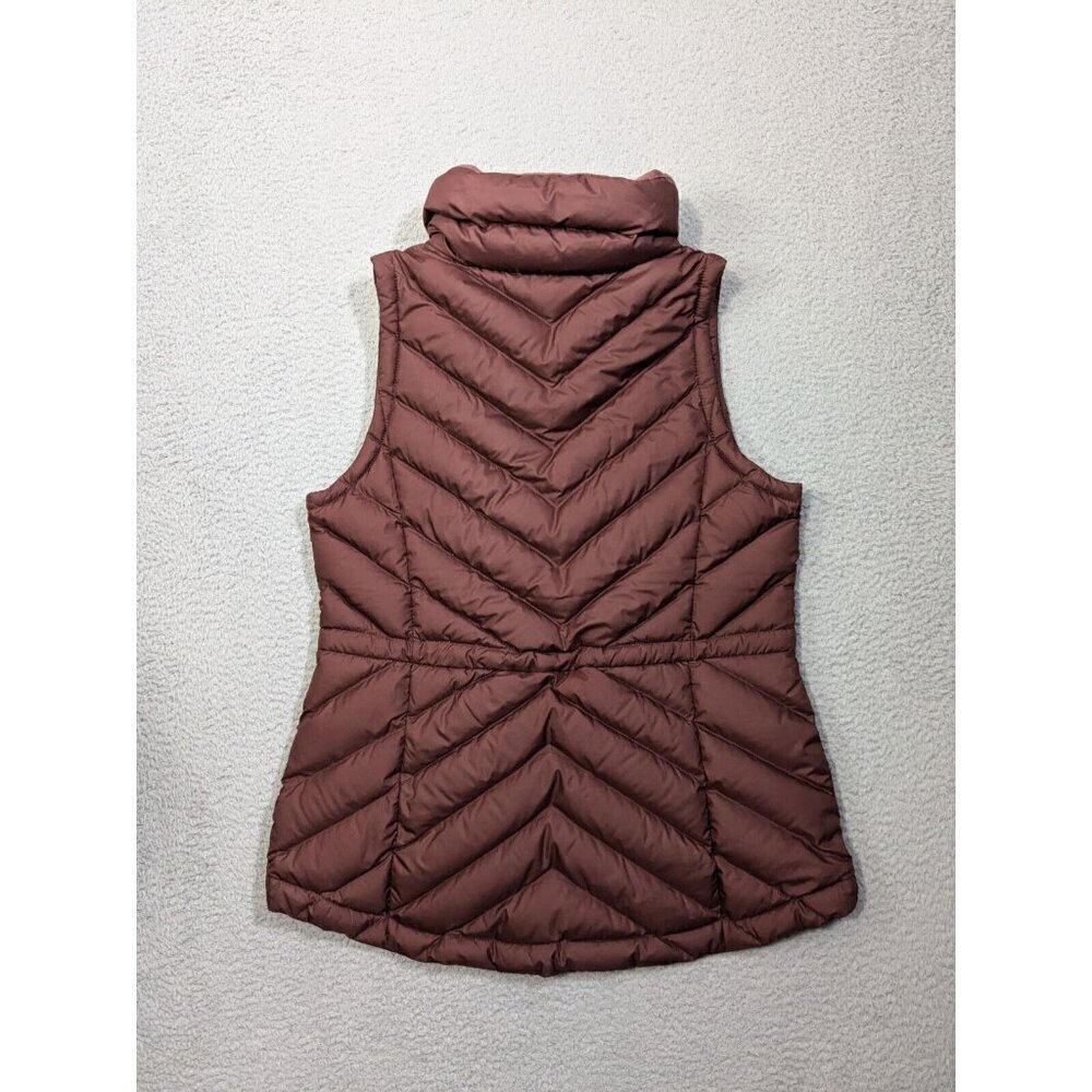 Duluth Trading Co Cold Reliable Down Vest Womens Small Puffer Zip Burgundy - Picture 2 of 12